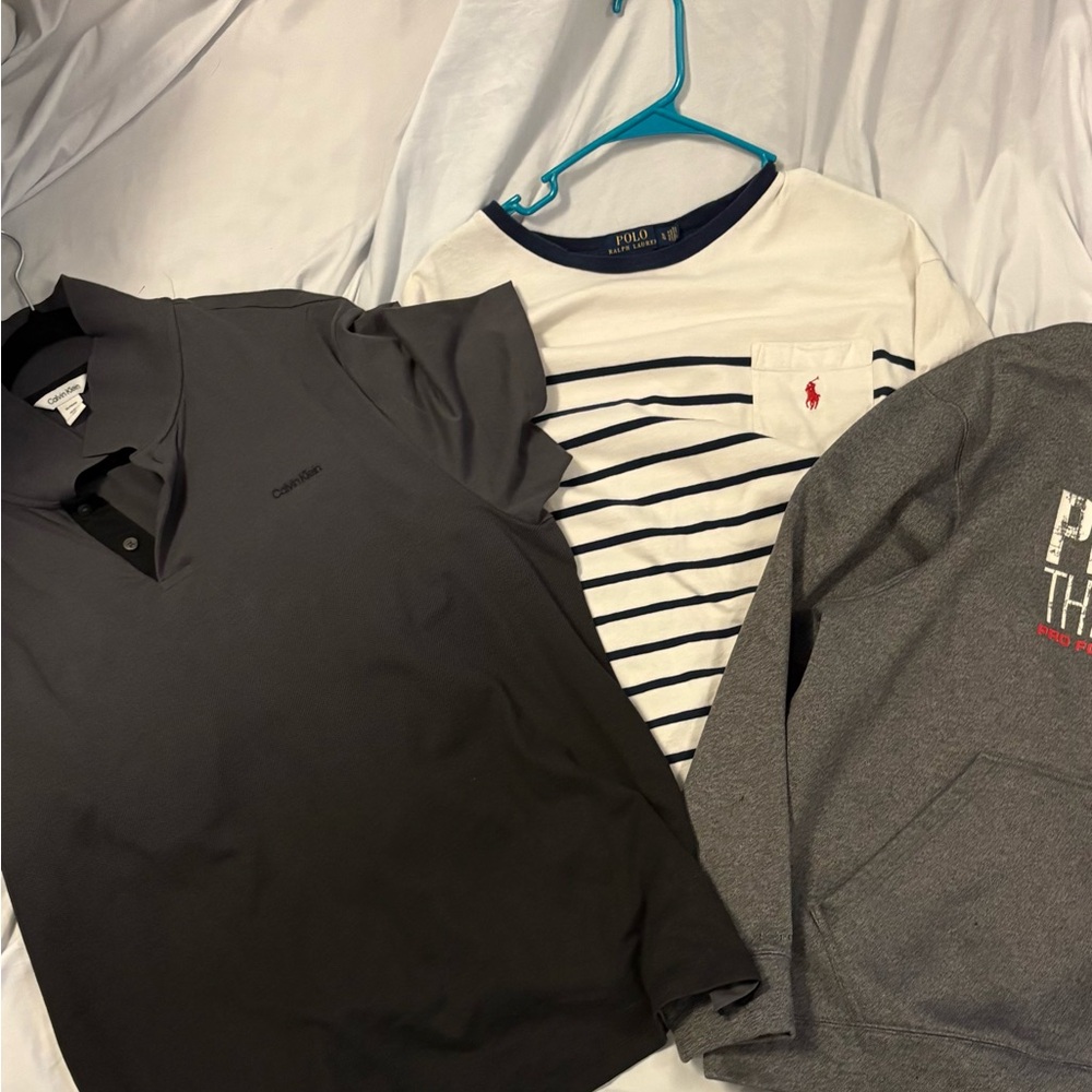 Calvin Klein Charcoal Polo Shirt